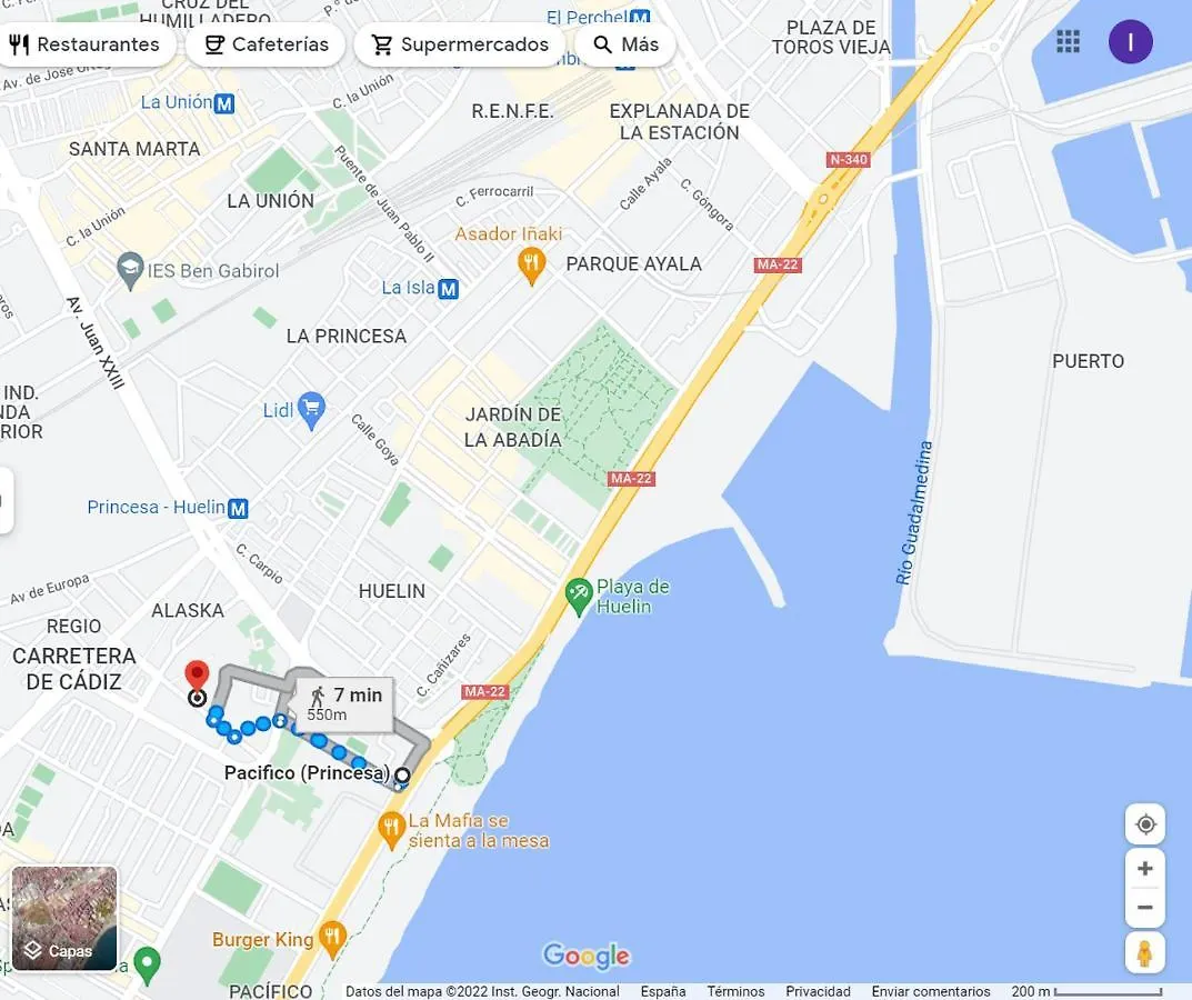 Apartahotel Huelin Beach Málaga